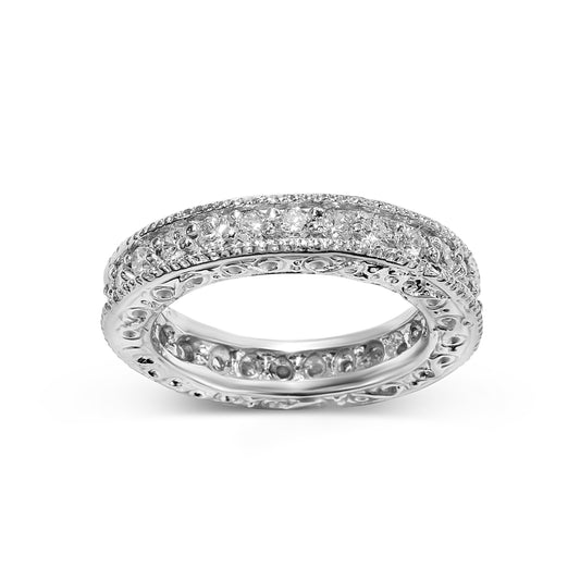 14k White Gold Diamond Ring